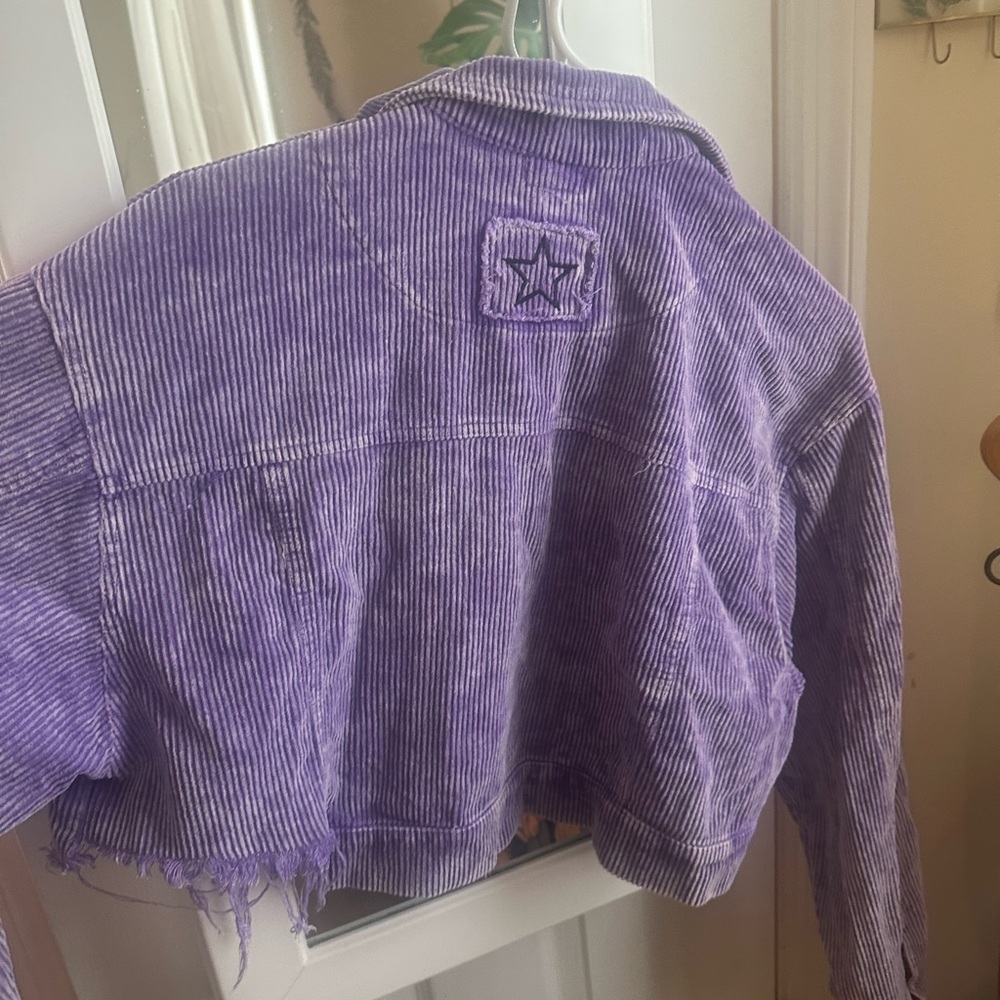 POL Purple Corduroy Jacket - Picture 2 of 8